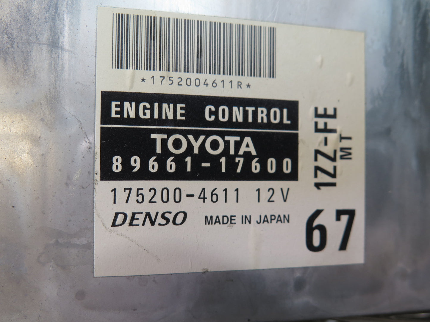 2000 Toyota MR2 Spyder ZZW30L M/T ECU ECM Ignition Glove Door Lock KEY Set OEM