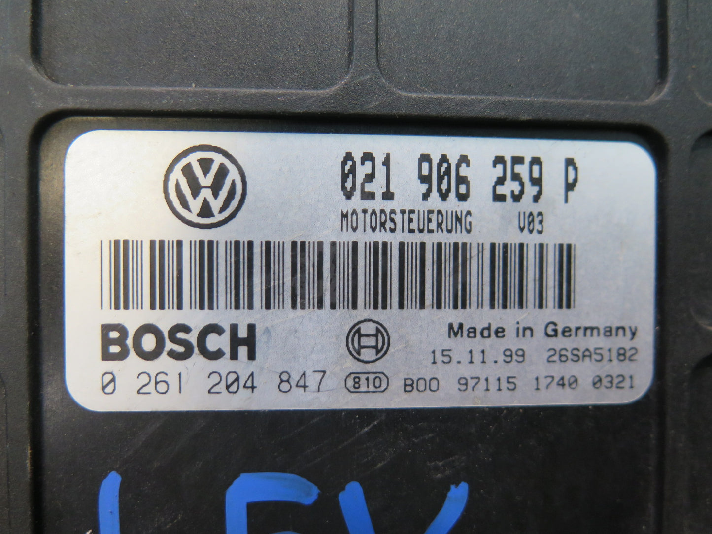 99-01 VW Eurovan T4 2.8L AES ECU Engine Control Module Unit 021906259P OEM