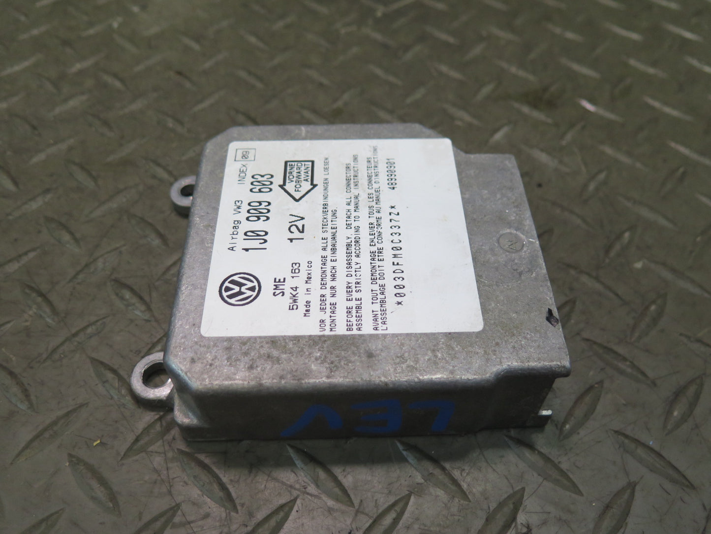 99-03 VW EUROVAN T4 MV SRS AIRBAG CONTROL MODULE UNIT 1J0909603 OEM