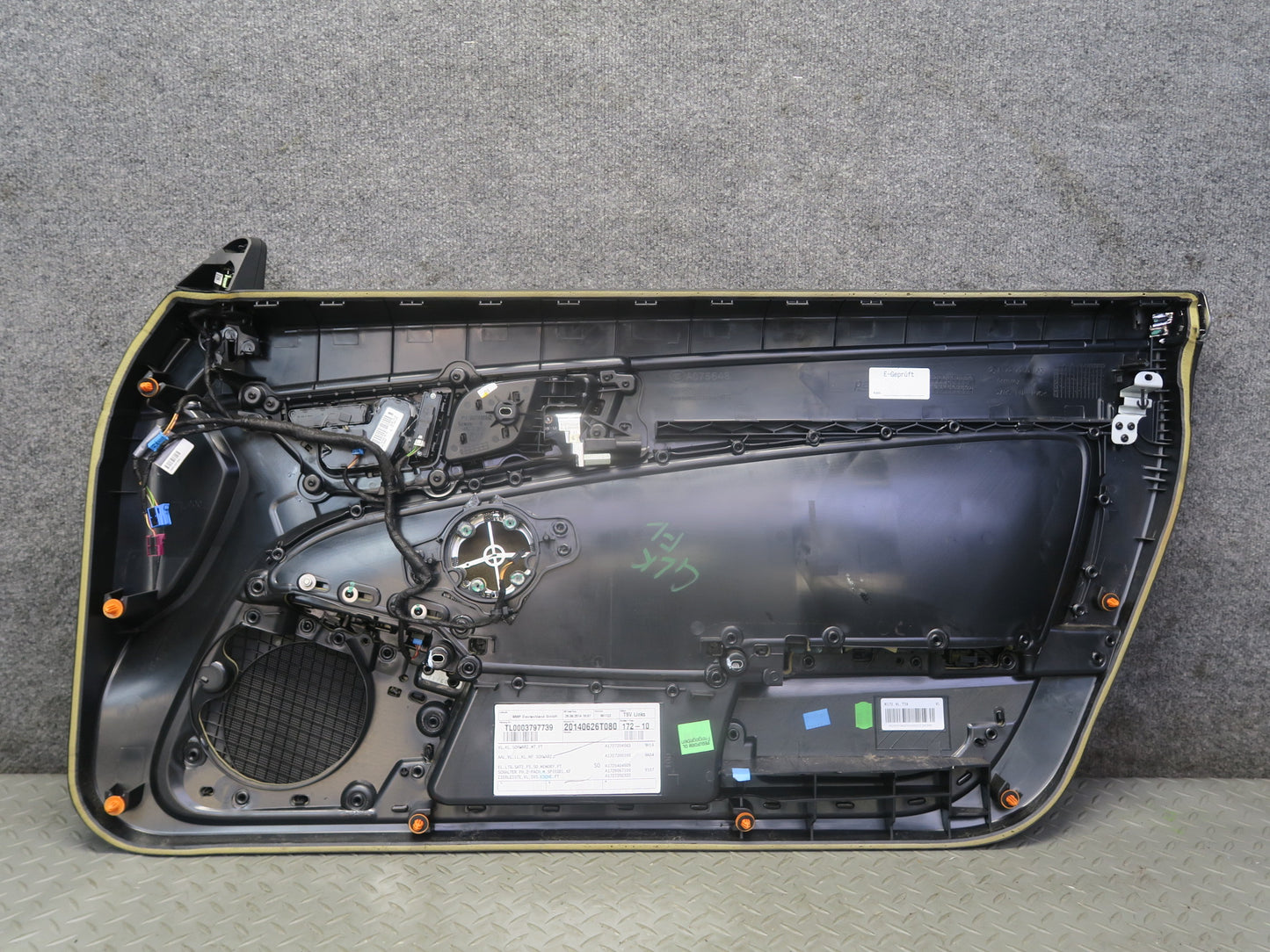 12-16 Mercedes R172 SLK Front Left & Right Side Interior Door Panel Cover Set