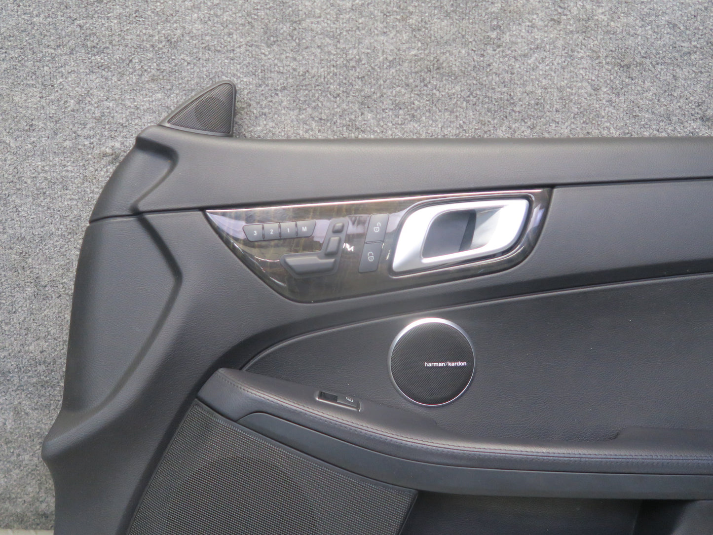 12-16 Mercedes R172 SLK Front Left & Right Side Interior Door Panel Cover Set