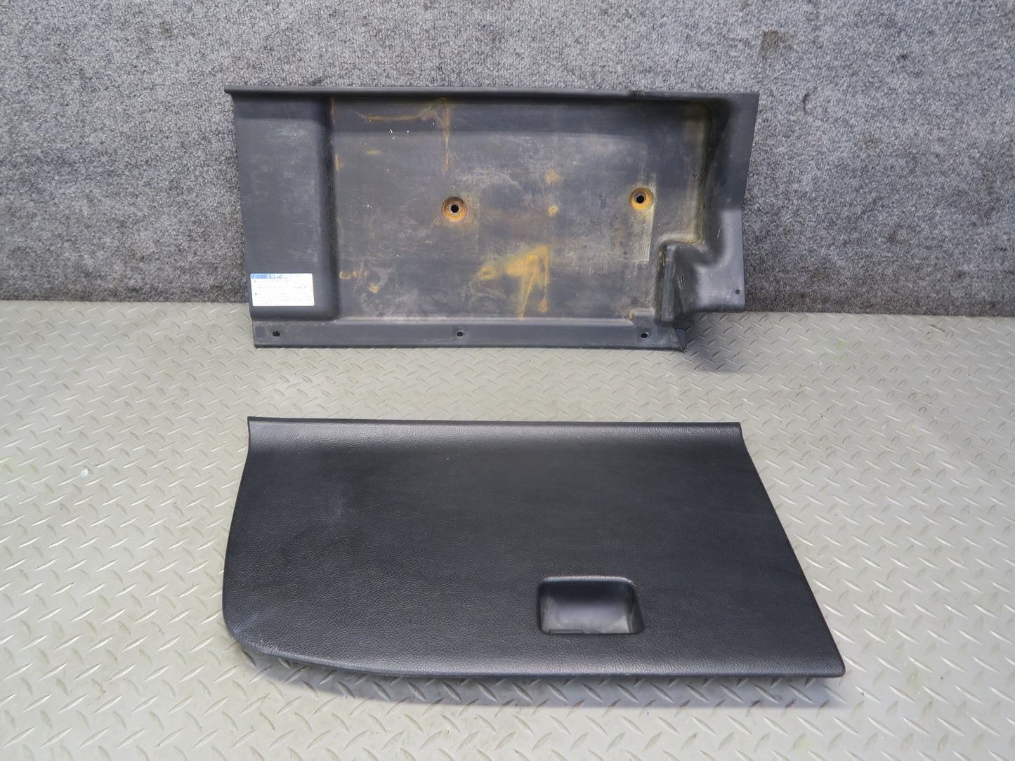 00-05 Toyota MR2 Spyder Left Behind Seat Luggage Compartment Box Trim Panel Set