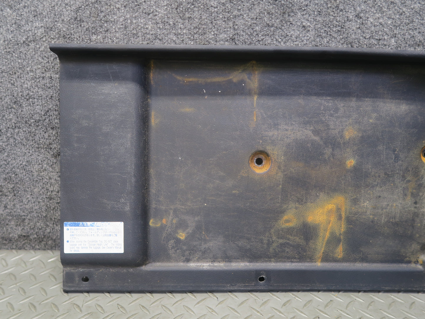 00-05 Toyota MR2 Spyder Left Behind Seat Luggage Compartment Box Trim Panel Set