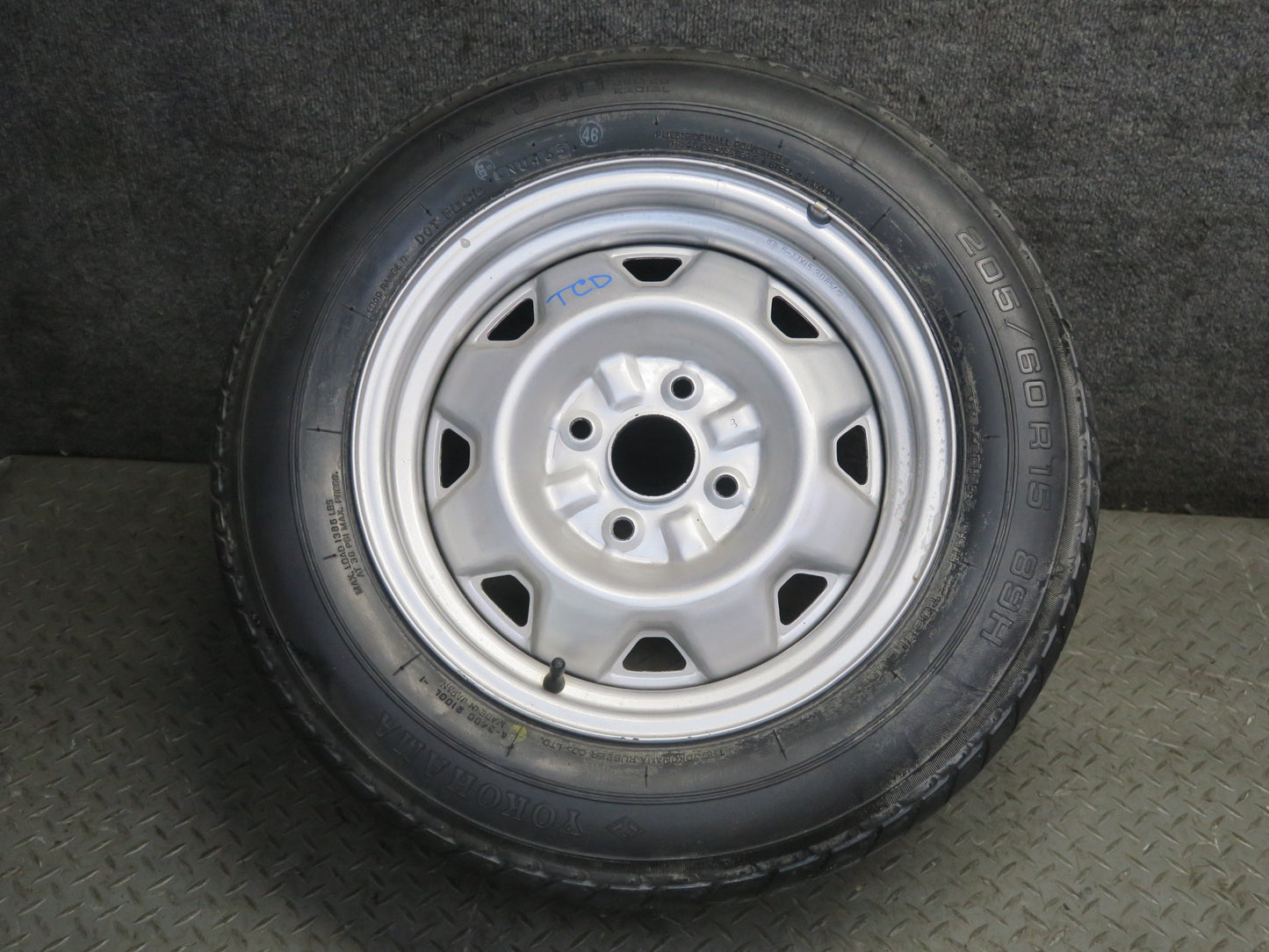 84-88 Toyota Cressida MX73 Spare Tire R15 15" Wheel 15x6J ET24 205/60 OEM