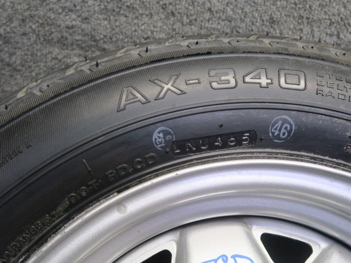 84-88 Toyota Cressida MX73 Spare Tire R15 15" Wheel 15x6J ET24 205/60 OEM