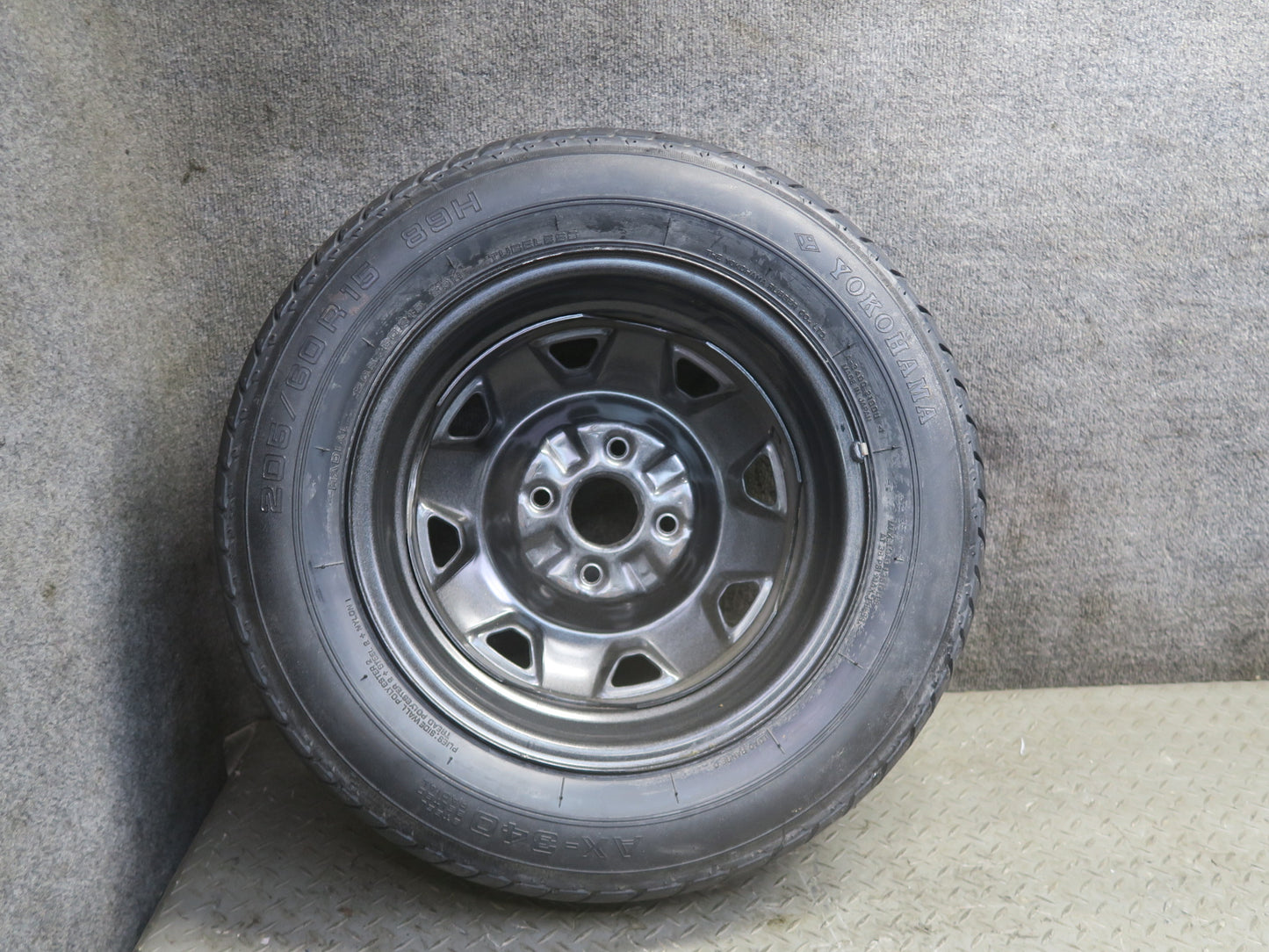 84-88 Toyota Cressida MX73 Spare Tire R15 15" Wheel 15x6J ET24 205/60 OEM