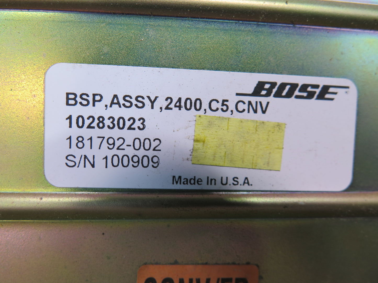 97-04 Chevrolet Corvette C5 Convertible Bose Audio System Amplifier AMP 10283023