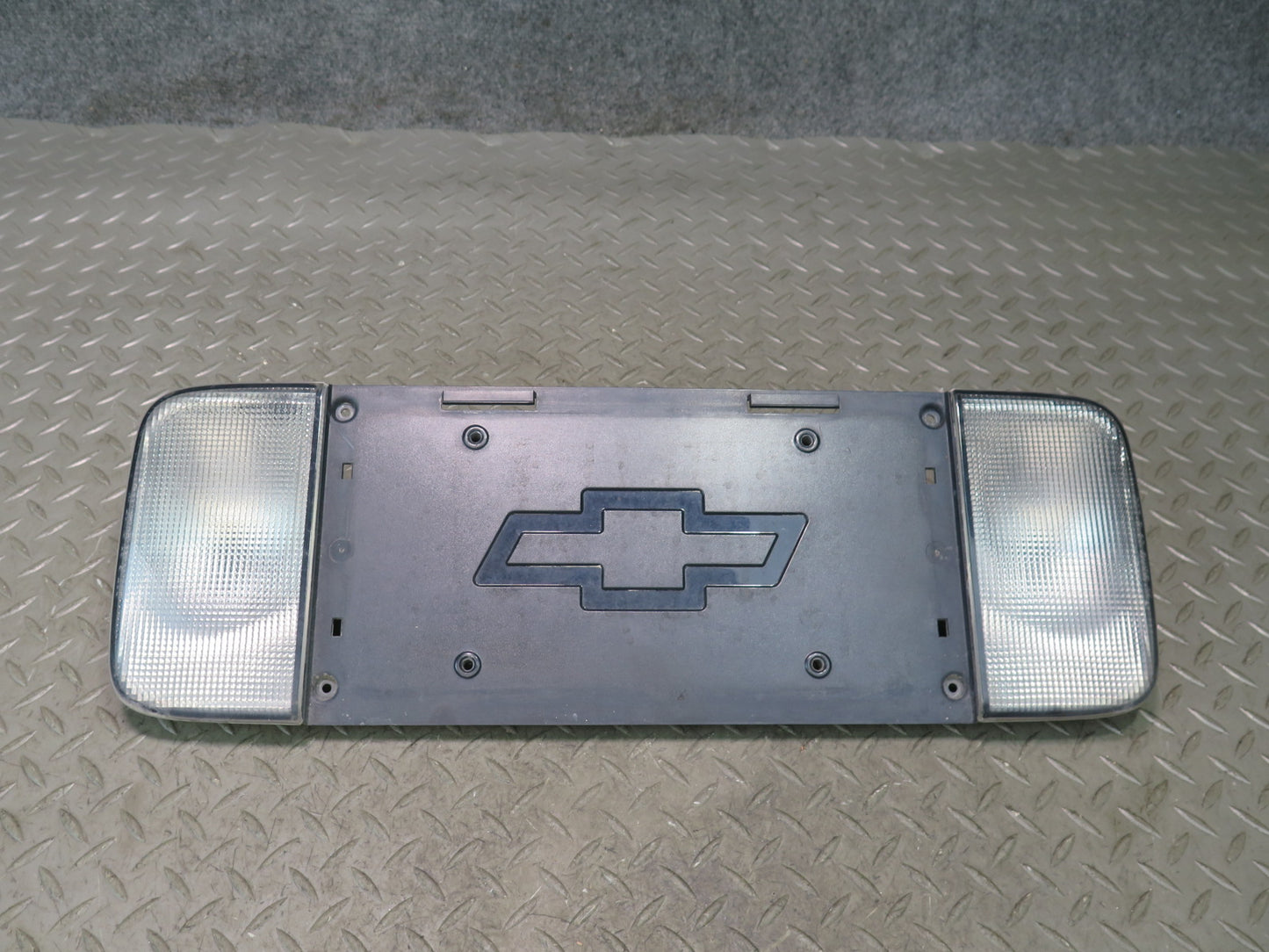 97-04 Chevrolet Corvette C5 SSR Rear License Plate Holder Bracket w Light OEM