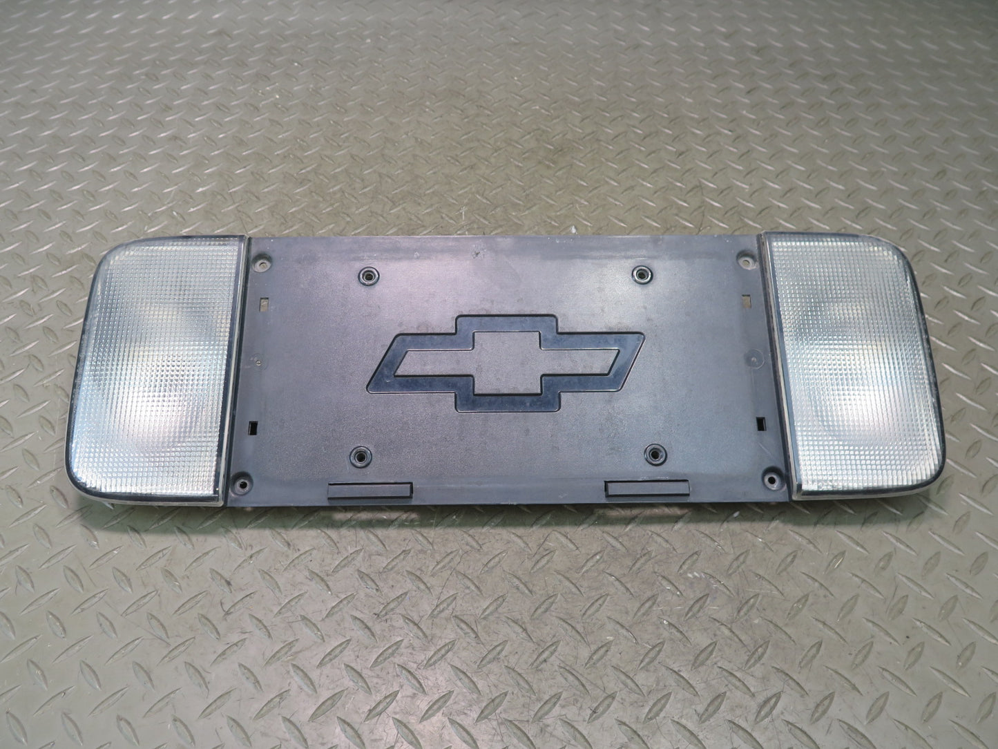 97-04 Chevrolet Corvette C5 SSR Rear License Plate Holder Bracket w Light OEM
