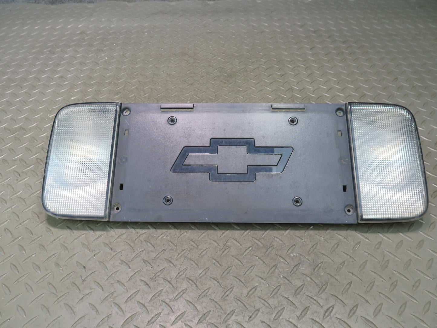 97-04 Chevrolet Corvette C5 SSR Rear License Plate Holder Bracket w Light OEM