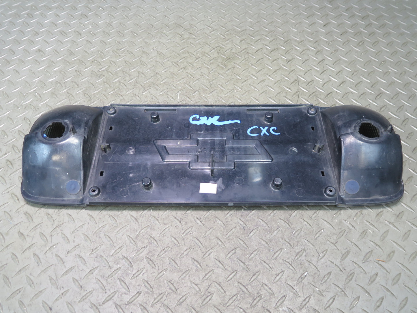 97-04 Chevrolet Corvette C5 SSR Rear License Plate Holder Bracket w Light OEM