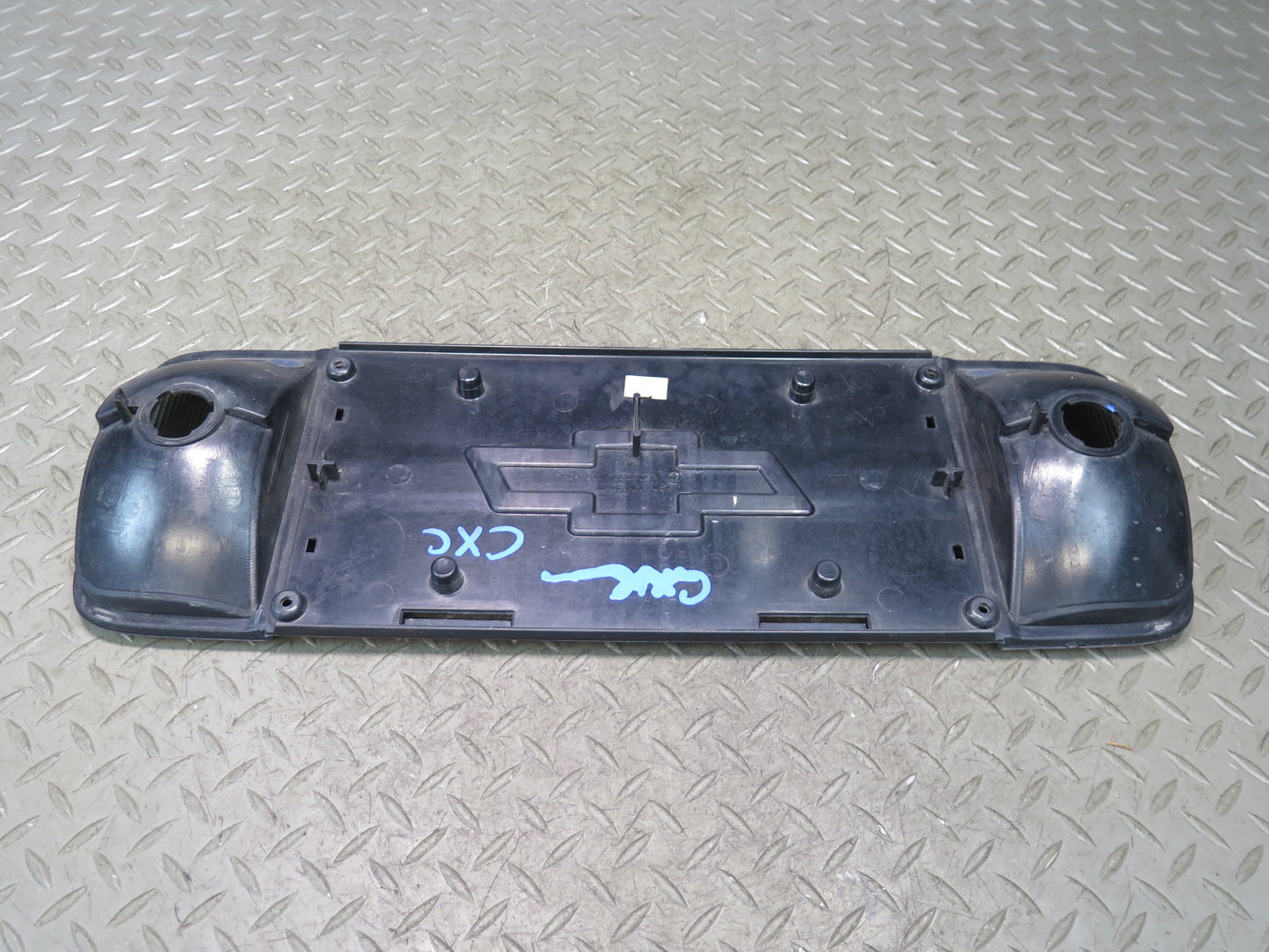 97-04 Chevrolet Corvette C5 SSR Rear License Plate Holder Bracket w Light OEM