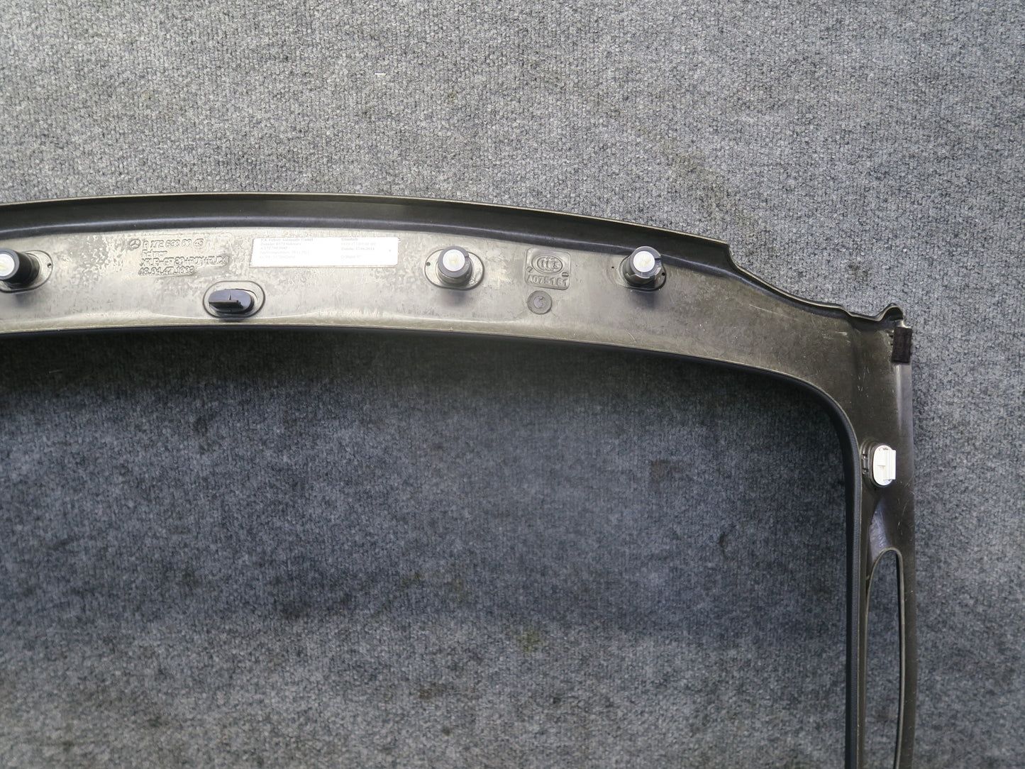 2012-2020 Mercedes R172 SLK SLC Convertible TOP Roof Headliner Trim Panel Cover