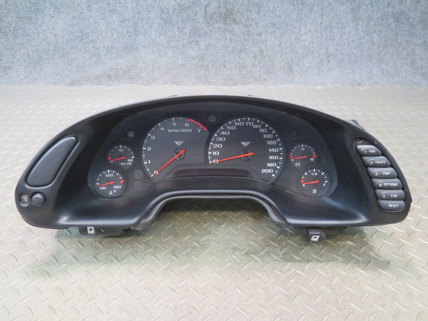 97-98 Chevrolet Corvette C5 Instrument Cluster Gauge Speedometer 45K Miles OEM
