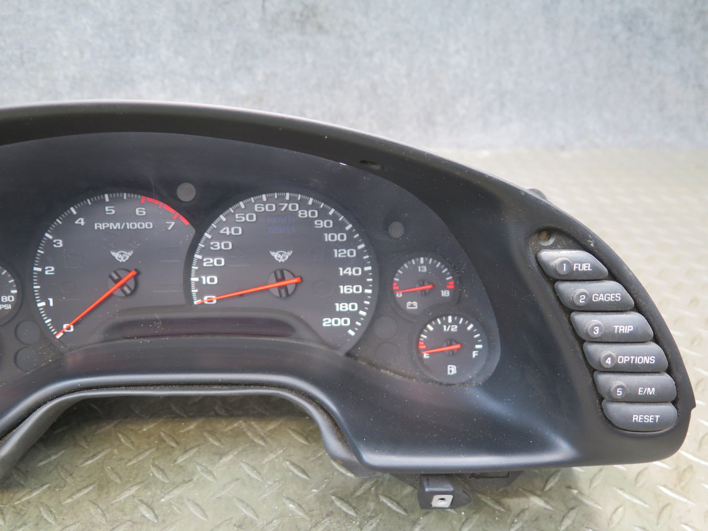 97-98 Chevrolet Corvette C5 Instrument Cluster Gauge Speedometer 45K Miles OEM
