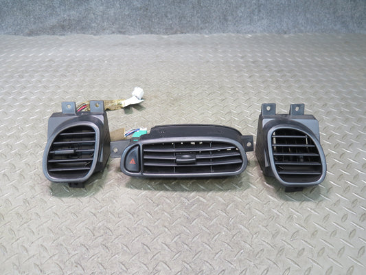 97-04 Chevrolet Corvette C5 Set of 3 Dash Front Left & Right Air Vent Grille OEM