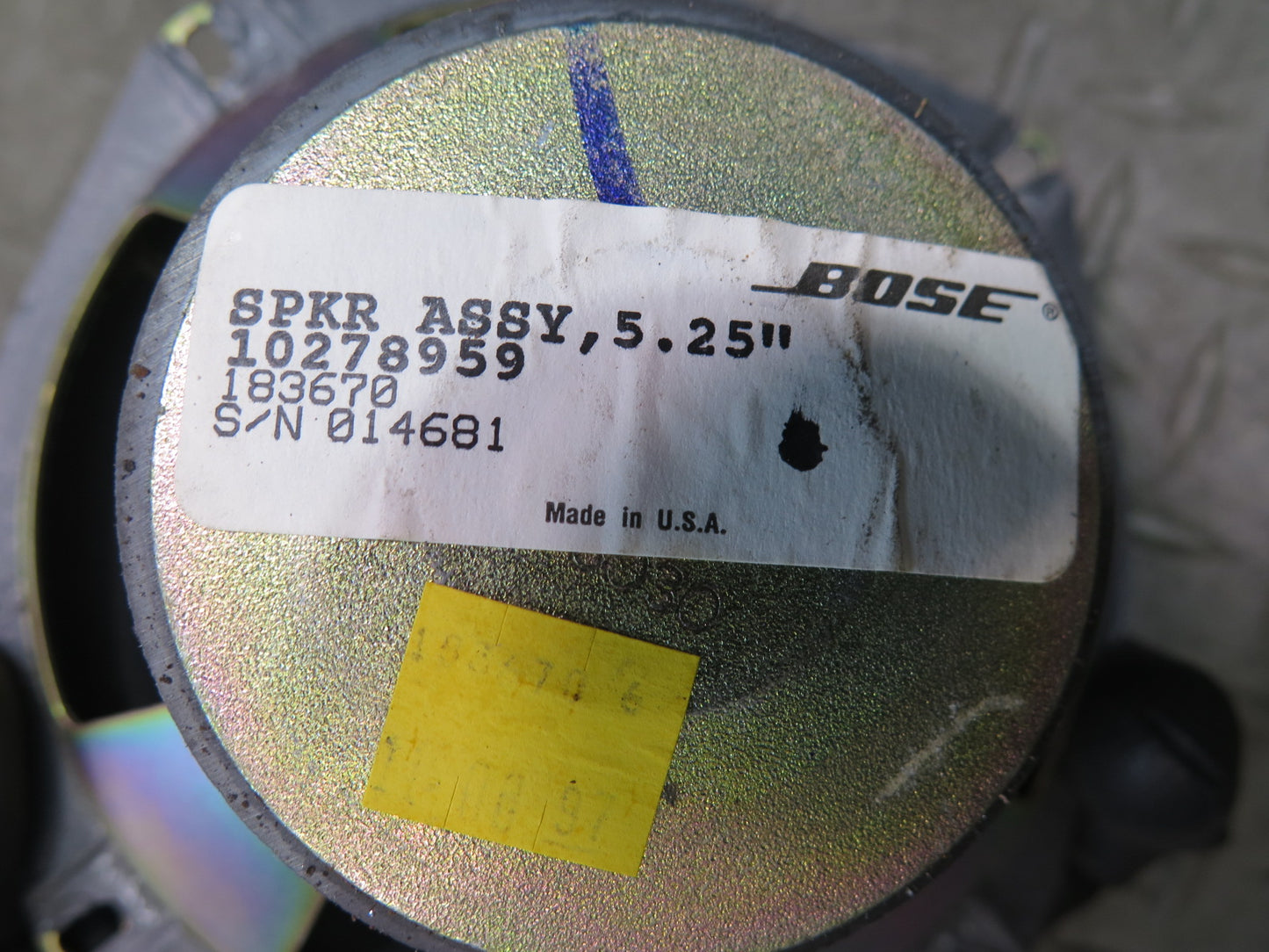 97-04 Chevrolet Corvette C5 Convertible Set of 2 Rear Bose Speaker 10278959 OEM