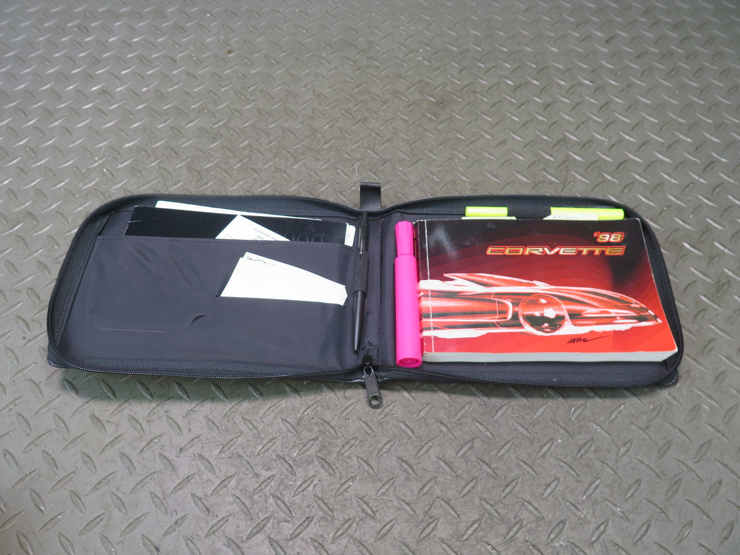 1998 Chevrolet Corvette C5 Owners Guide Manual Book Set w Case OEM