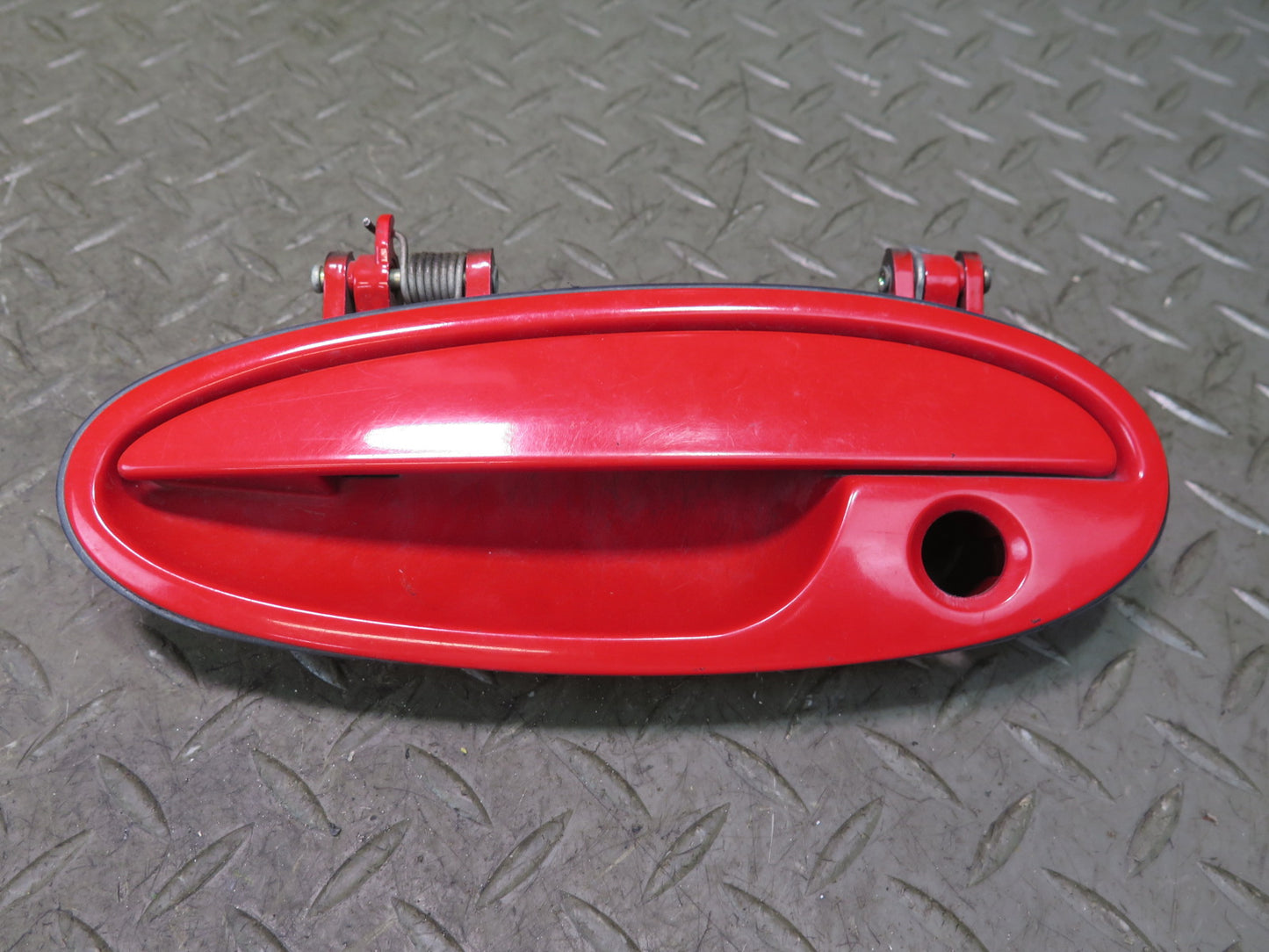 97-04 Chevrolet Corvette C5 Set of 2 Left & Right Door Exterior Handle RED OEM