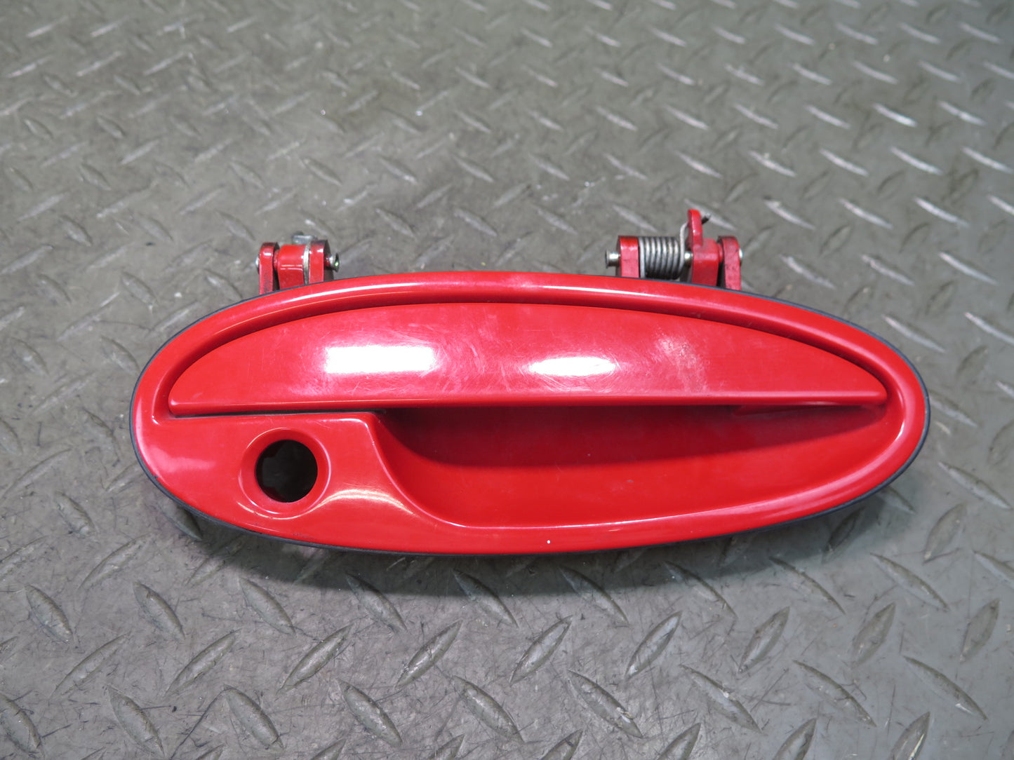 97-04 Chevrolet Corvette C5 Set of 2 Left & Right Door Exterior Handle RED OEM