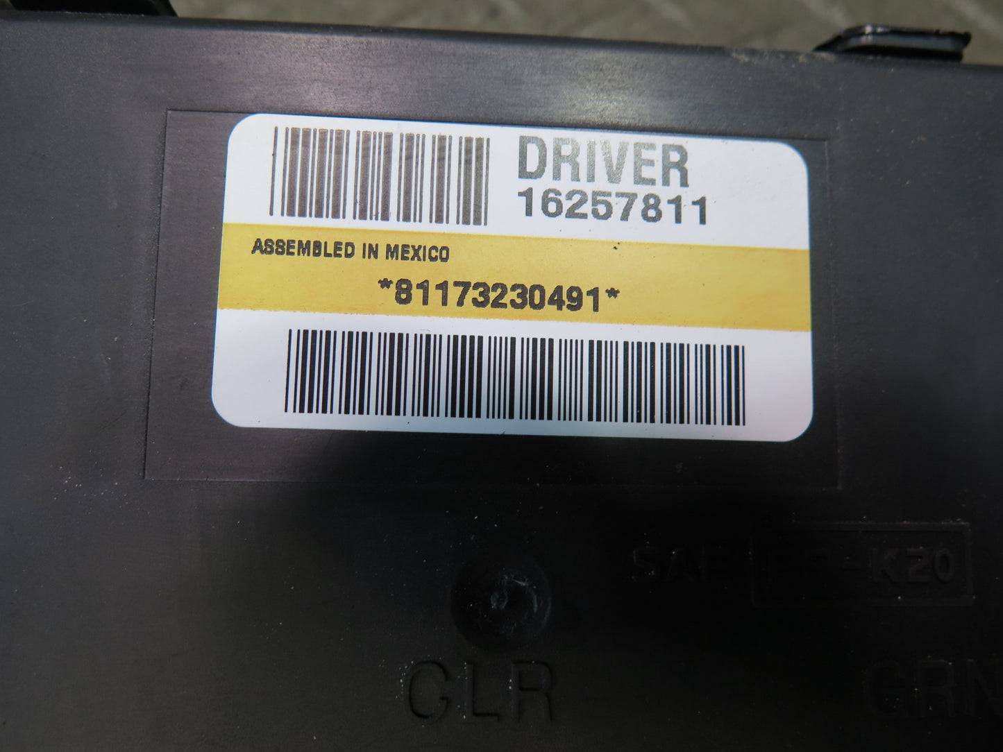 97-99 Chevrolet Corvette C5 Left Driver Door Control Module 16257811 OEM