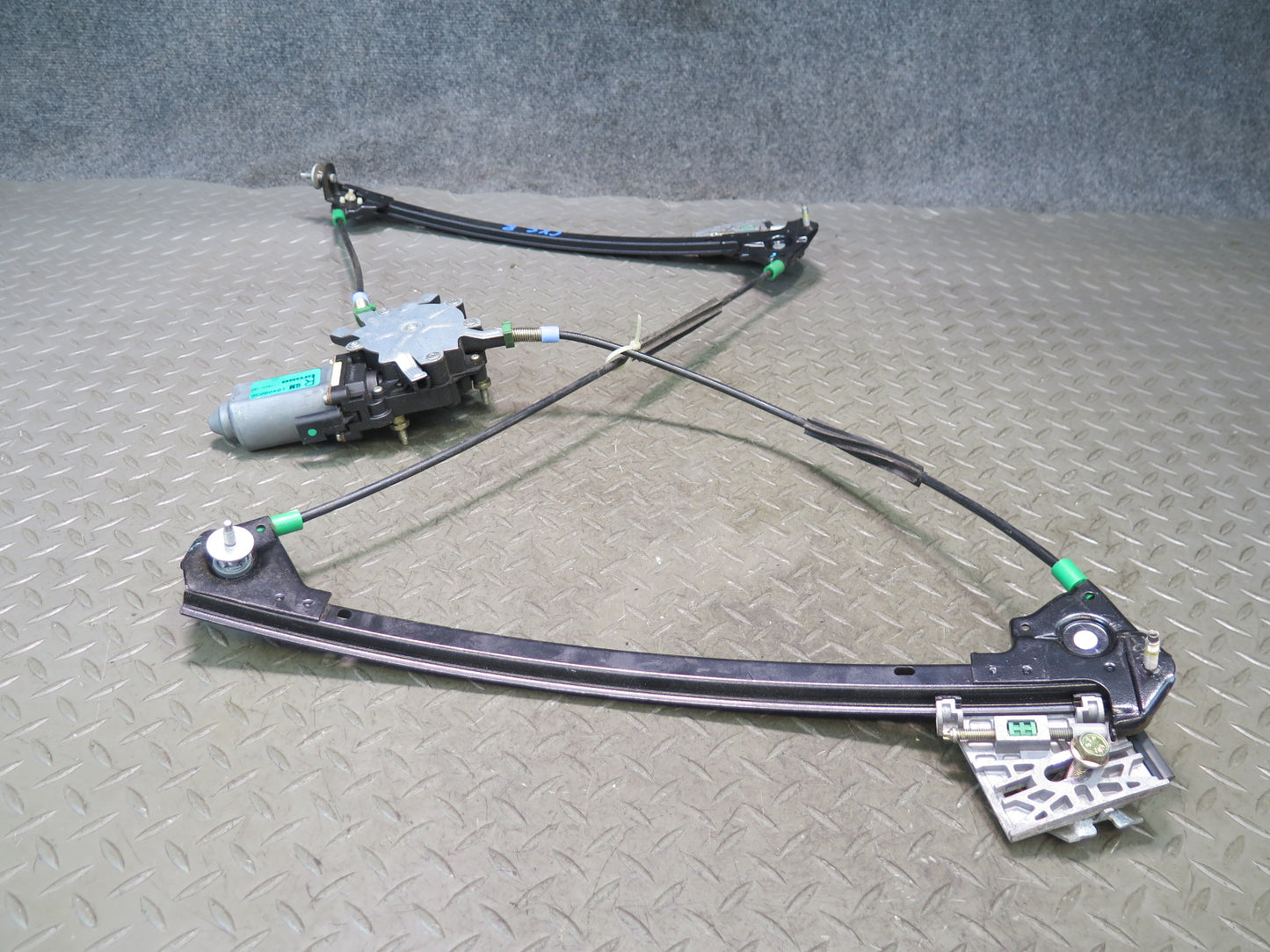 97-04 Chevrolet Corvette C5 Right Door Window Regulator w Motor 10408036 OEM