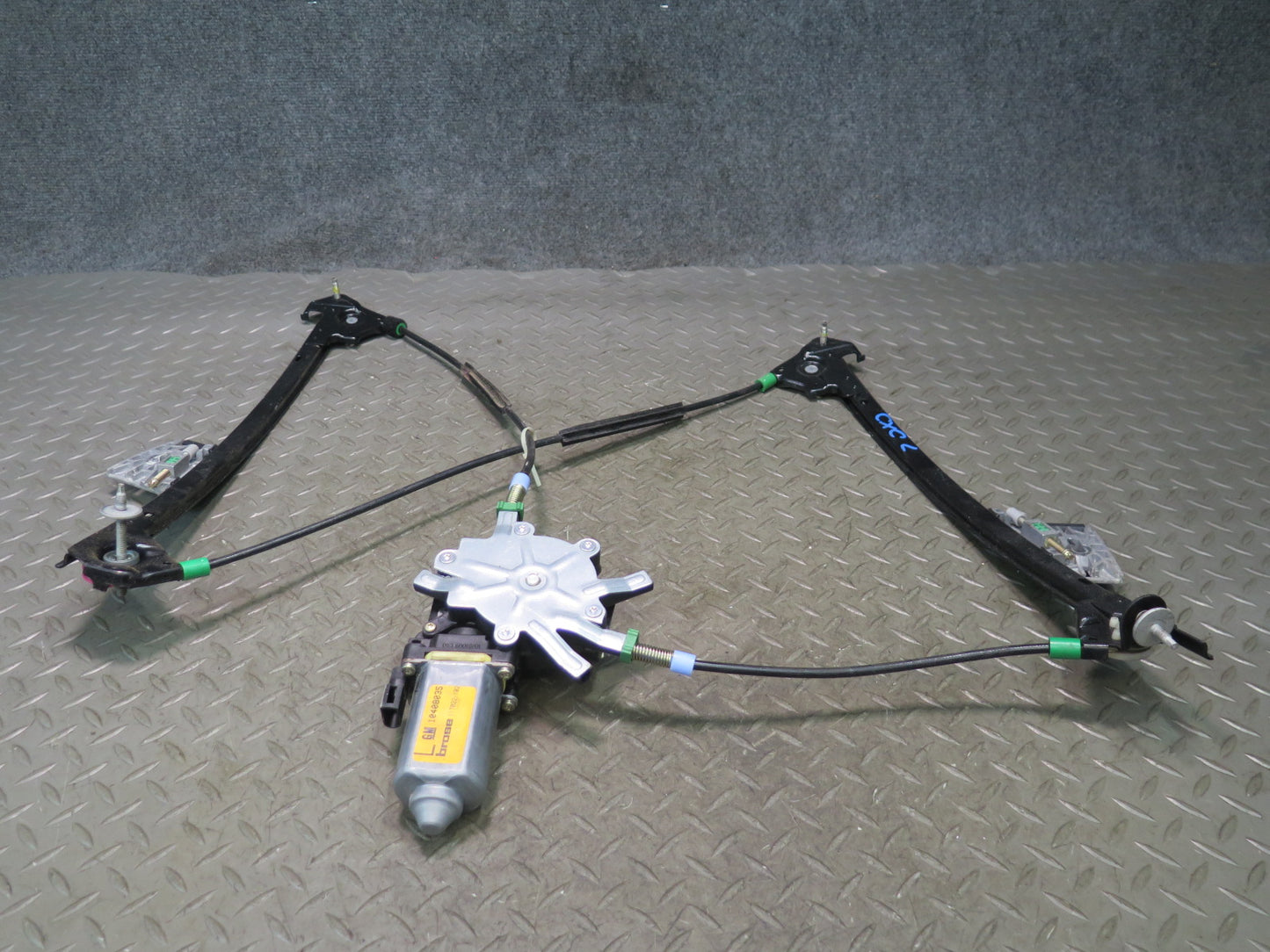 97-04 Chevrolet Corvette C5 Left Door Window Regulator w Motor 10408035 OEM