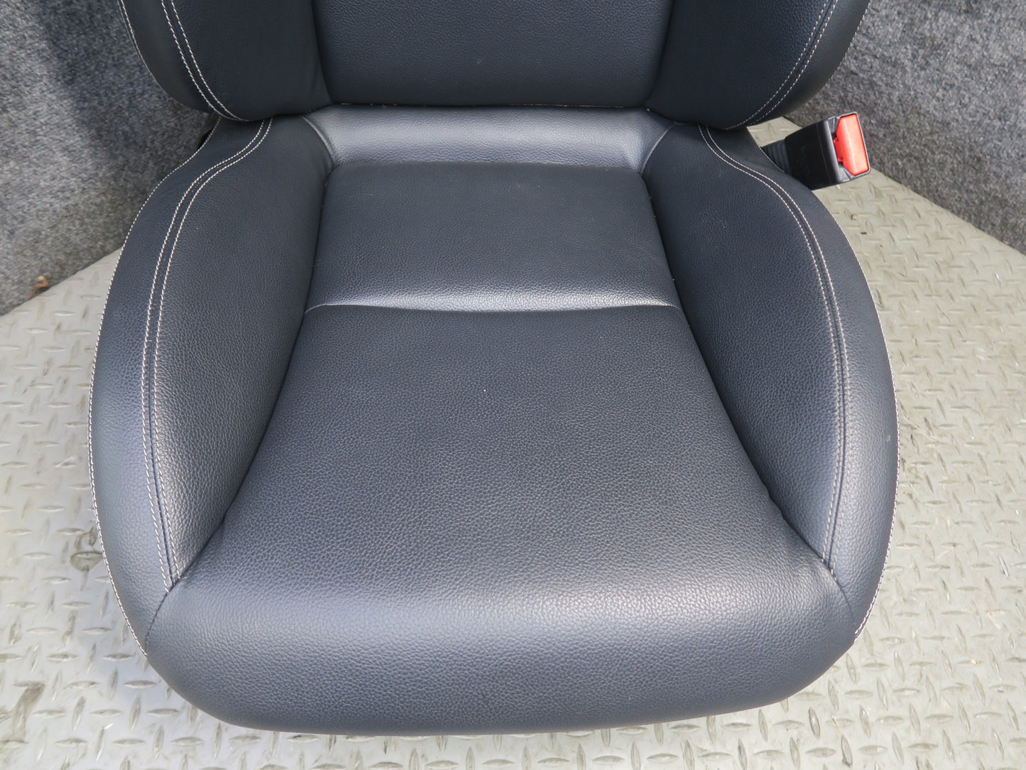 2012-2016 Mercedes R172 SLK Front Left & Right Side Leather Seat Black Set of 2