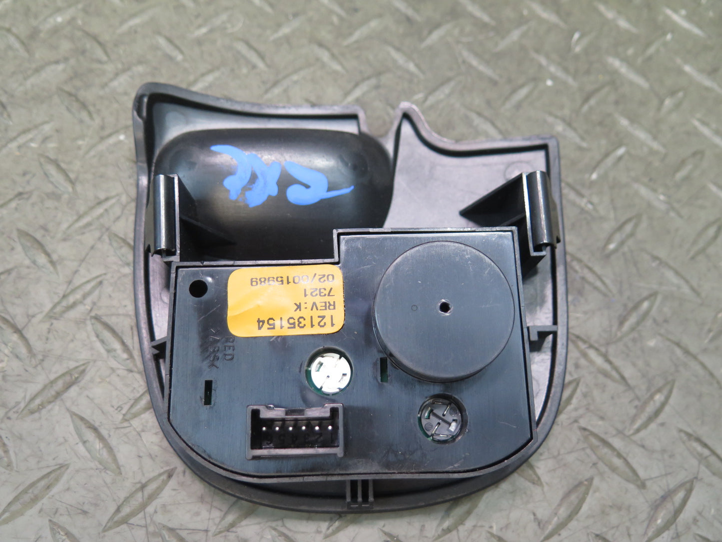97-00 Chevrolet Corvette C5 Traction Control Switch w Trim Black 12135154 OEM