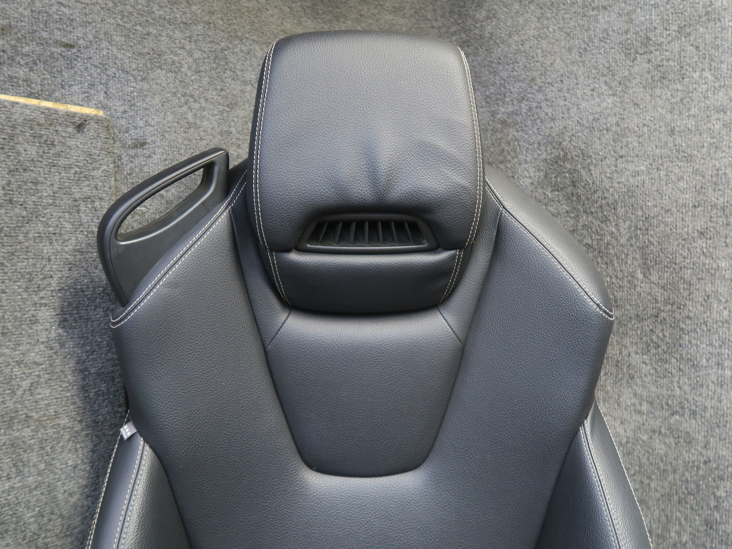 2012-2016 Mercedes R172 SLK Front Left & Right Side Leather Seat Black Set of 2