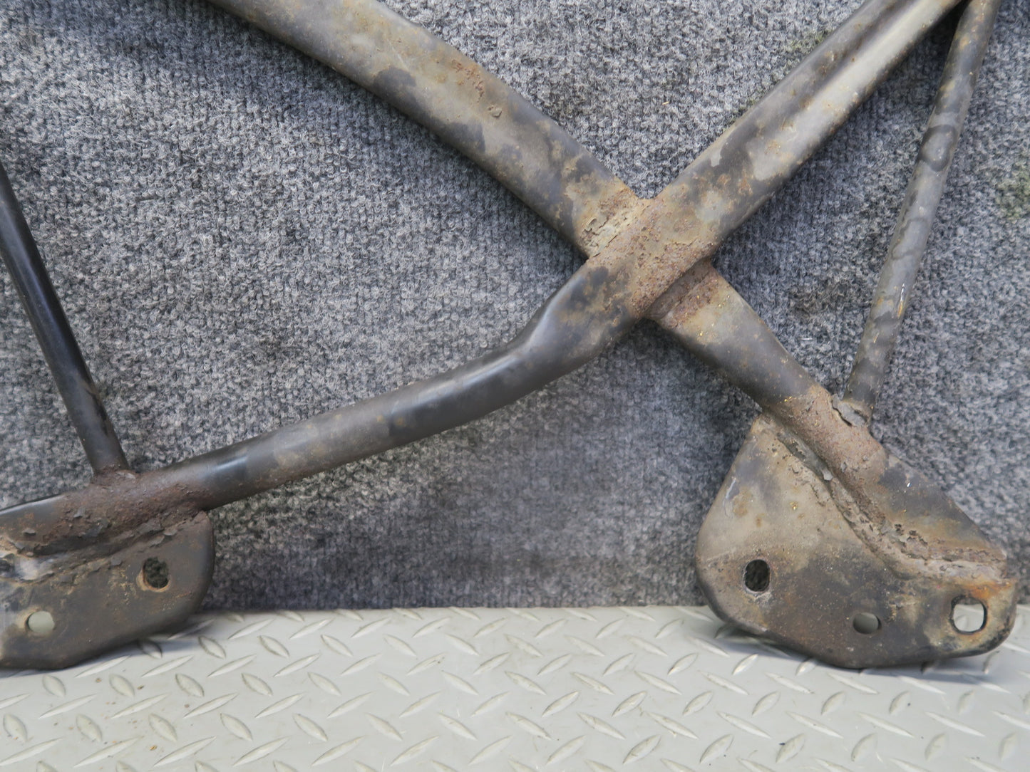 96-02 BMW E36/7 Z3 Front X Brace Crossmember Reinforcement Subframe OEM