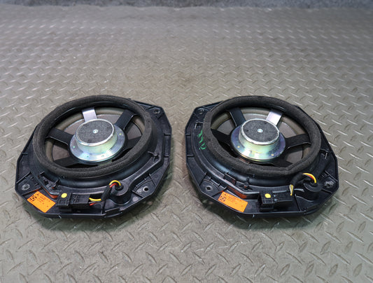 12-20 Mercedes R172 SLK SLC Front Left & Right Door Audio Speaker Logic 7 Set