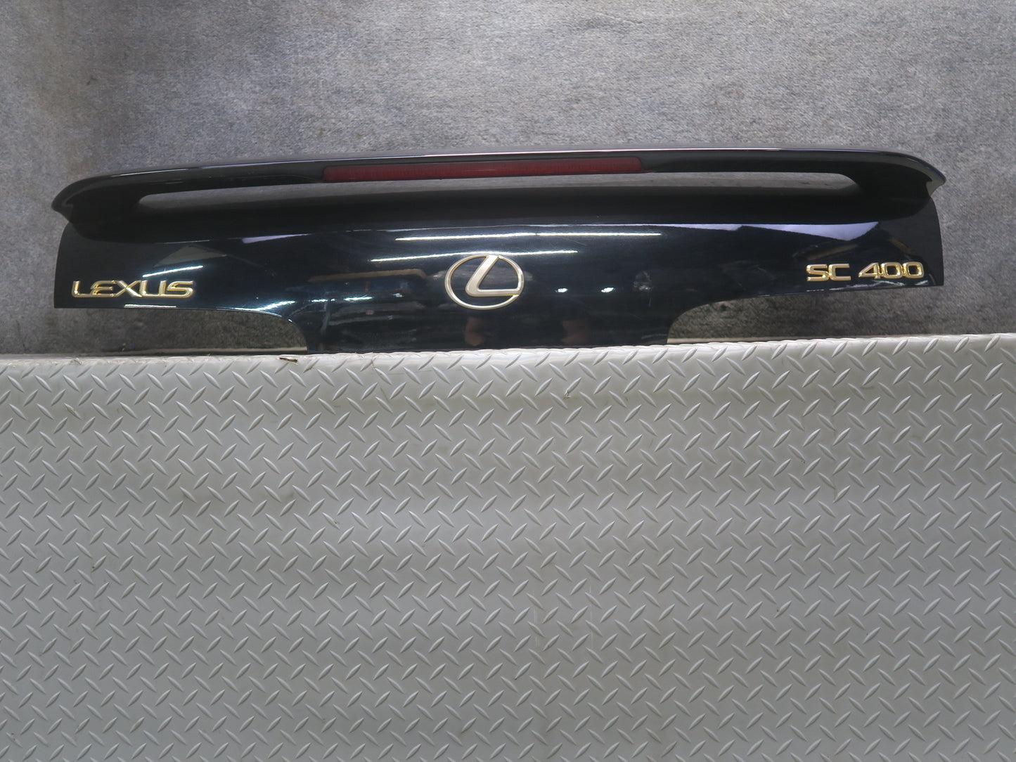 97-00 Lexus UZZ30L SC400 SC300 Rear Trunk Deck Lid w Spoiler Black Onyx OEM