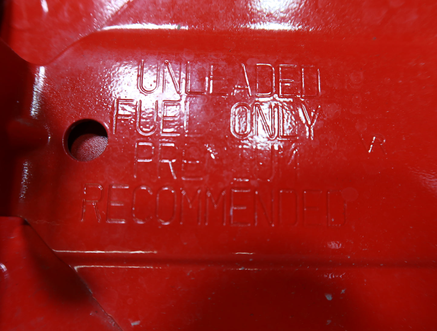 97-04 Chevrolet Corvette C5 Fuel Tank Filler Door Lid Cover 10253857 RED OEM