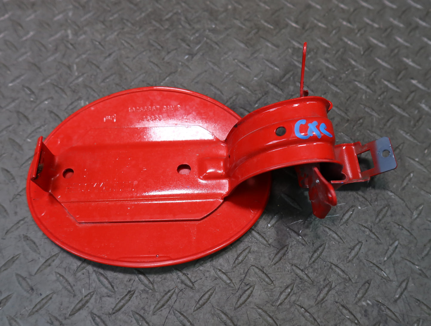 97-04 Chevrolet Corvette C5 Fuel Tank Filler Door Lid Cover 10253857 RED OEM