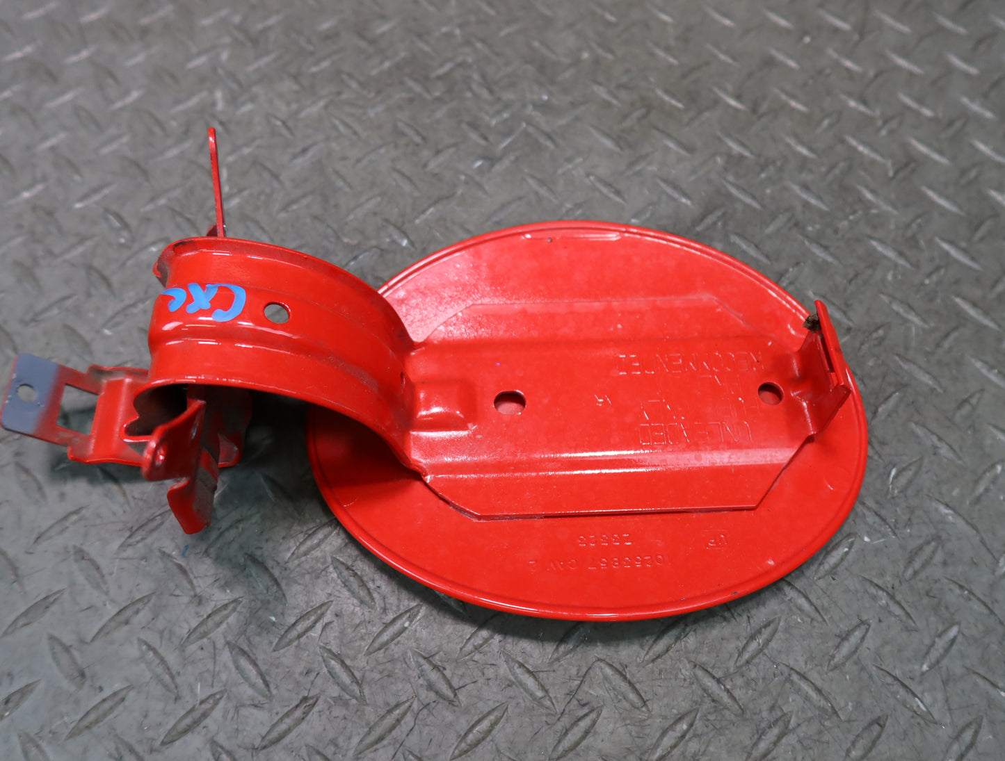 97-04 Chevrolet Corvette C5 Fuel Tank Filler Door Lid Cover 10253857 RED OEM