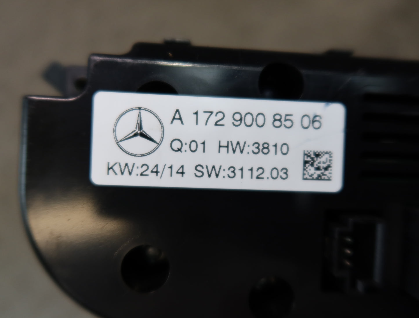 2012-2016 Mercedes R172 SLK A/C Heater Climate Control Module Unit