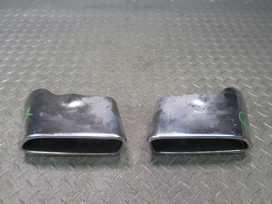 2012-2016 Mercedes R172 SLK Rear Left & Right Side Exhaust Muffler Tip Set