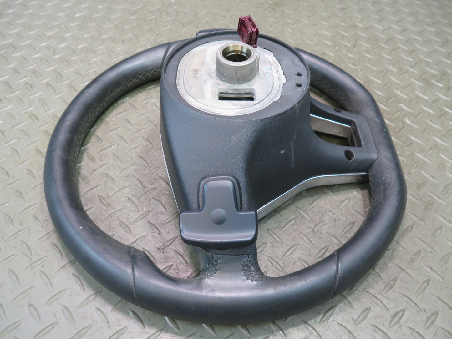 2012-2016 Mercedes R172 SLK AMG Sport Steering W/ Paddle Shifter Leather Black
