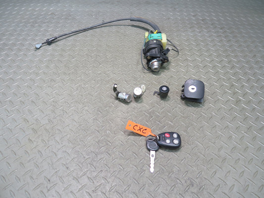 97-04 Chevrolet Corvette C5 Ignition Switch Door Glove Console Lock KEY Set OEM