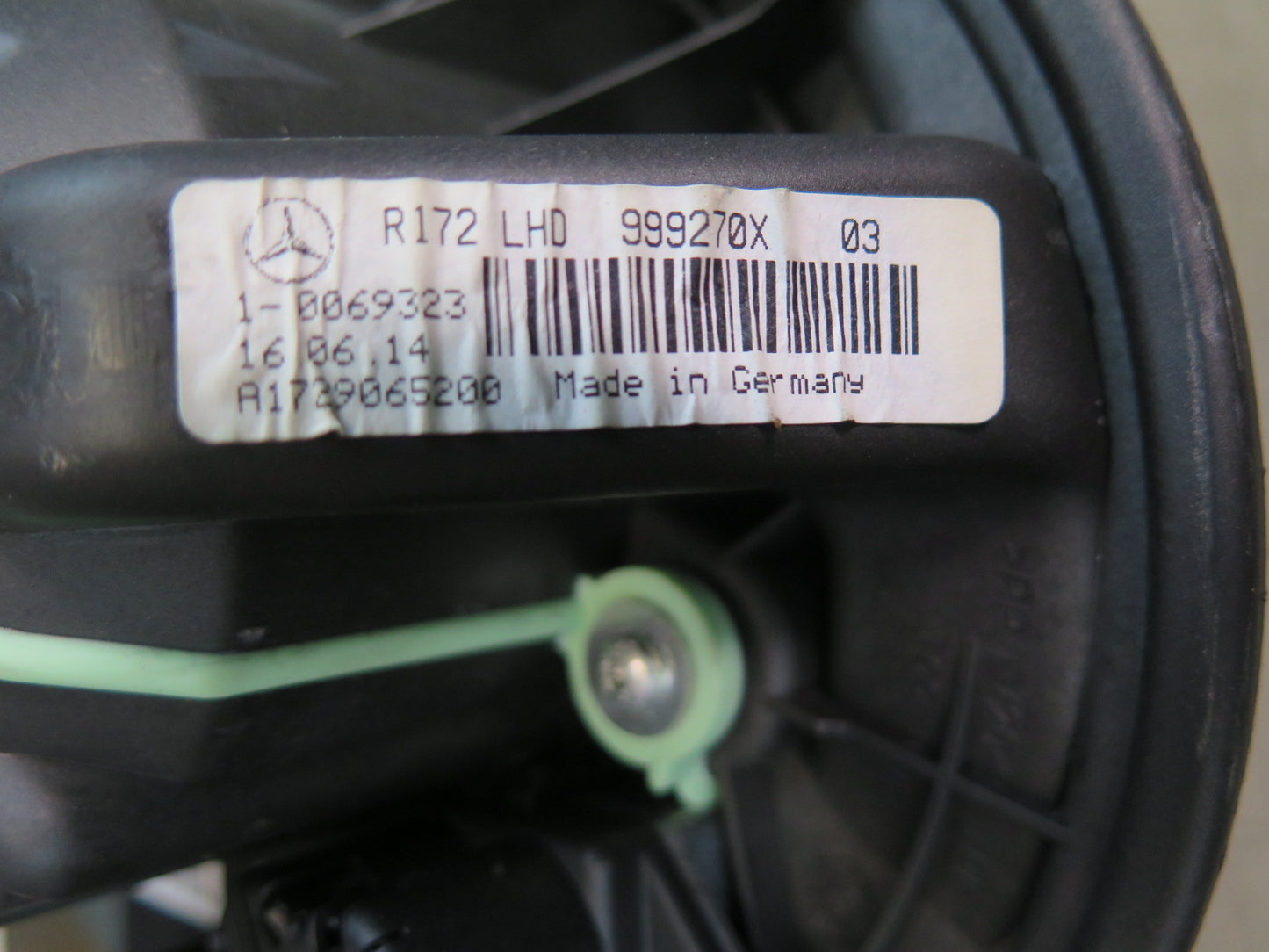 2012-2020 Mercedes R172 SLK SLC A/C Air Conditioning Heater Blower Motor