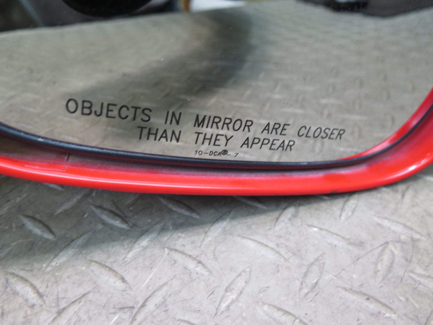 97-04 Chevrolet Corvette C5 Right Exterior Heated Side View Mirror Torch RED OEM