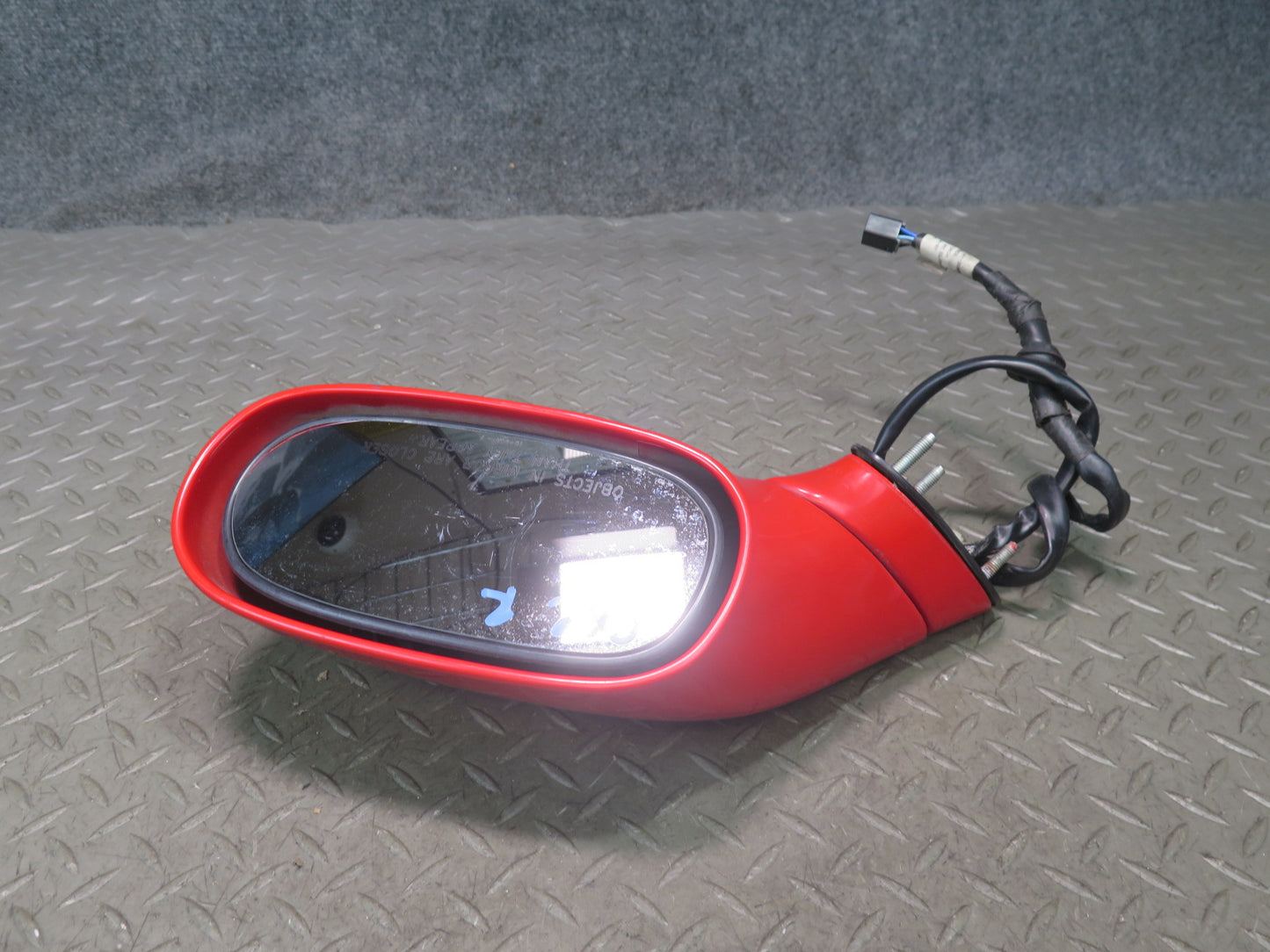 97-04 Chevrolet Corvette C5 Right Exterior Heated Side View Mirror Torch RED OEM