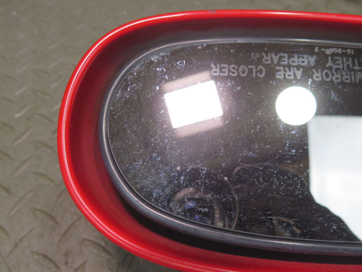 97-04 Chevrolet Corvette C5 Right Exterior Heated Side View Mirror Torch RED OEM