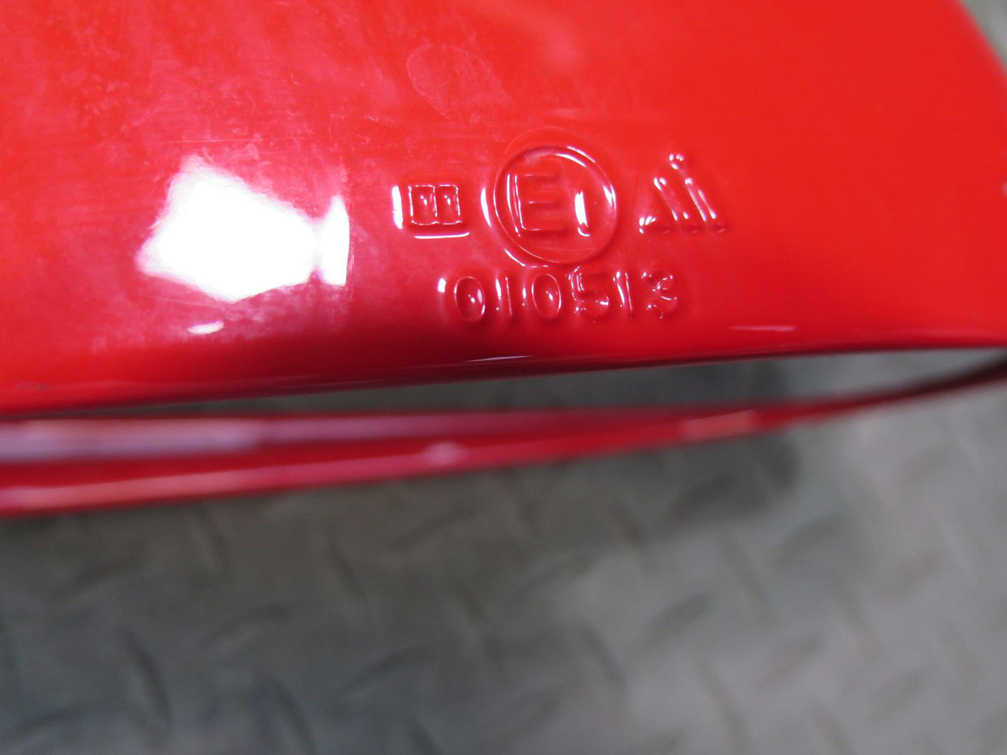 97-04 Chevrolet Corvette C5 Left Exterior Heated Side View Mirror Torch RED OEM