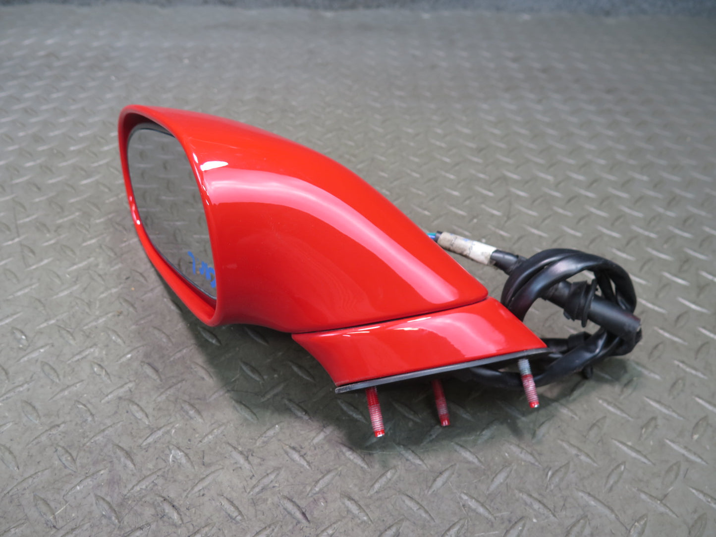 97-04 Chevrolet Corvette C5 Left Exterior Heated Side View Mirror Torch RED OEM