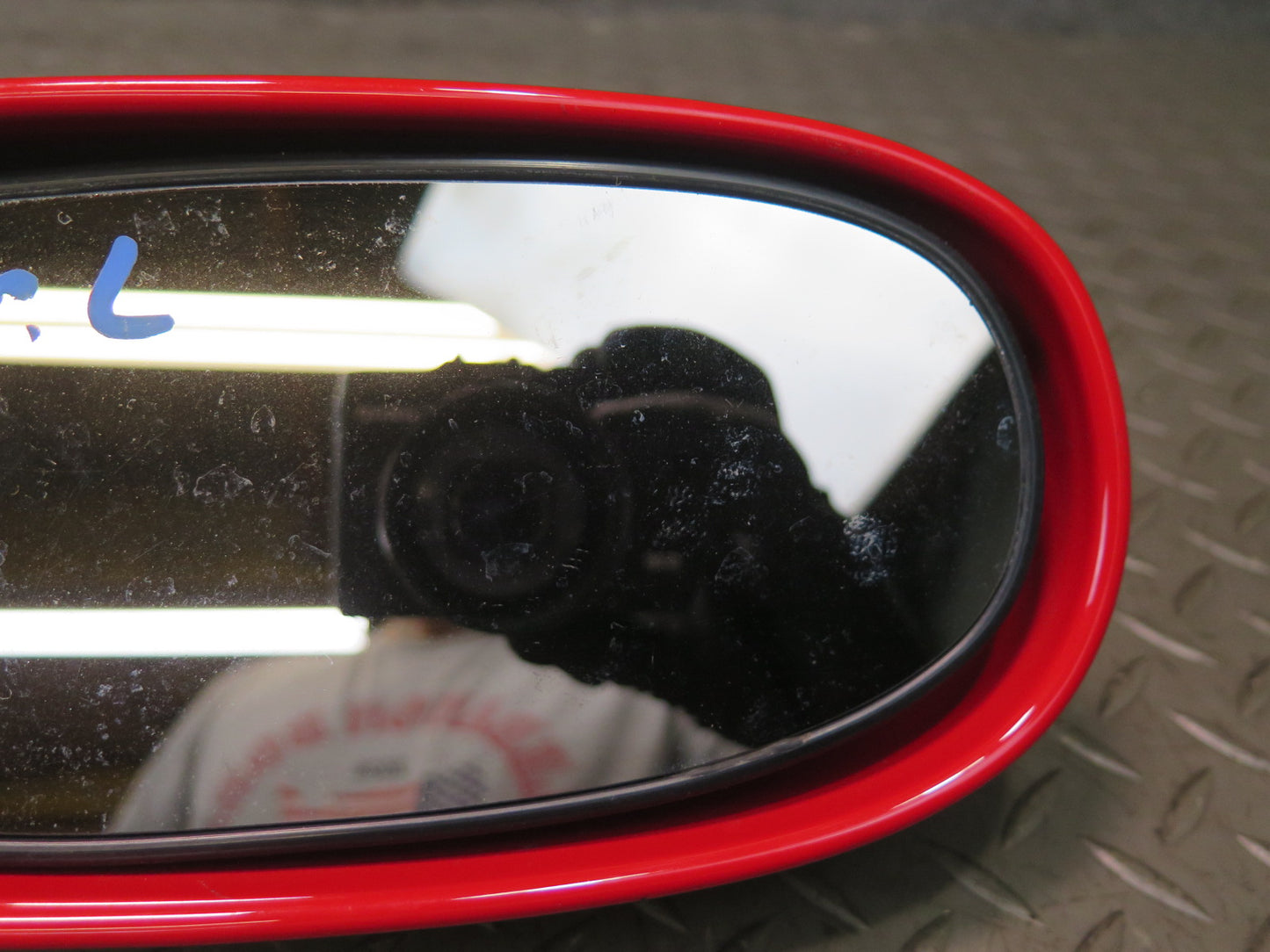 97-04 Chevrolet Corvette C5 Left Exterior Heated Side View Mirror Torch RED OEM