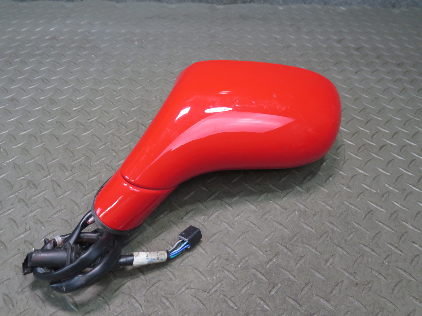 97-04 Chevrolet Corvette C5 Left Exterior Heated Side View Mirror Torch RED OEM