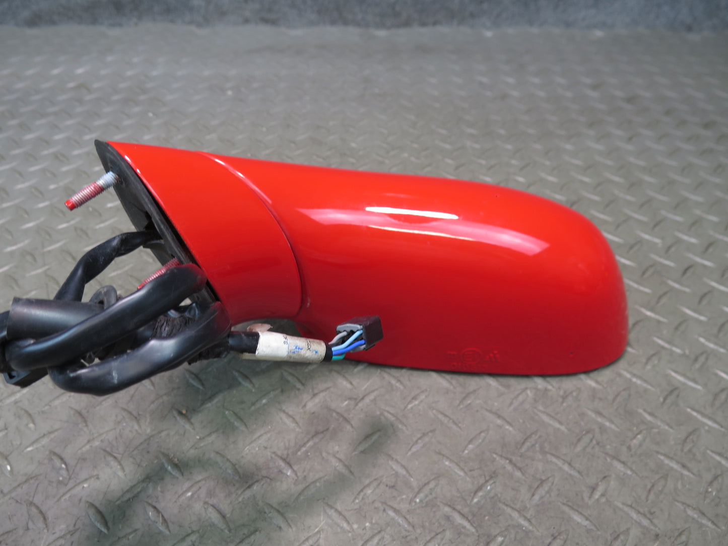 97-04 Chevrolet Corvette C5 Left Exterior Heated Side View Mirror Torch RED OEM