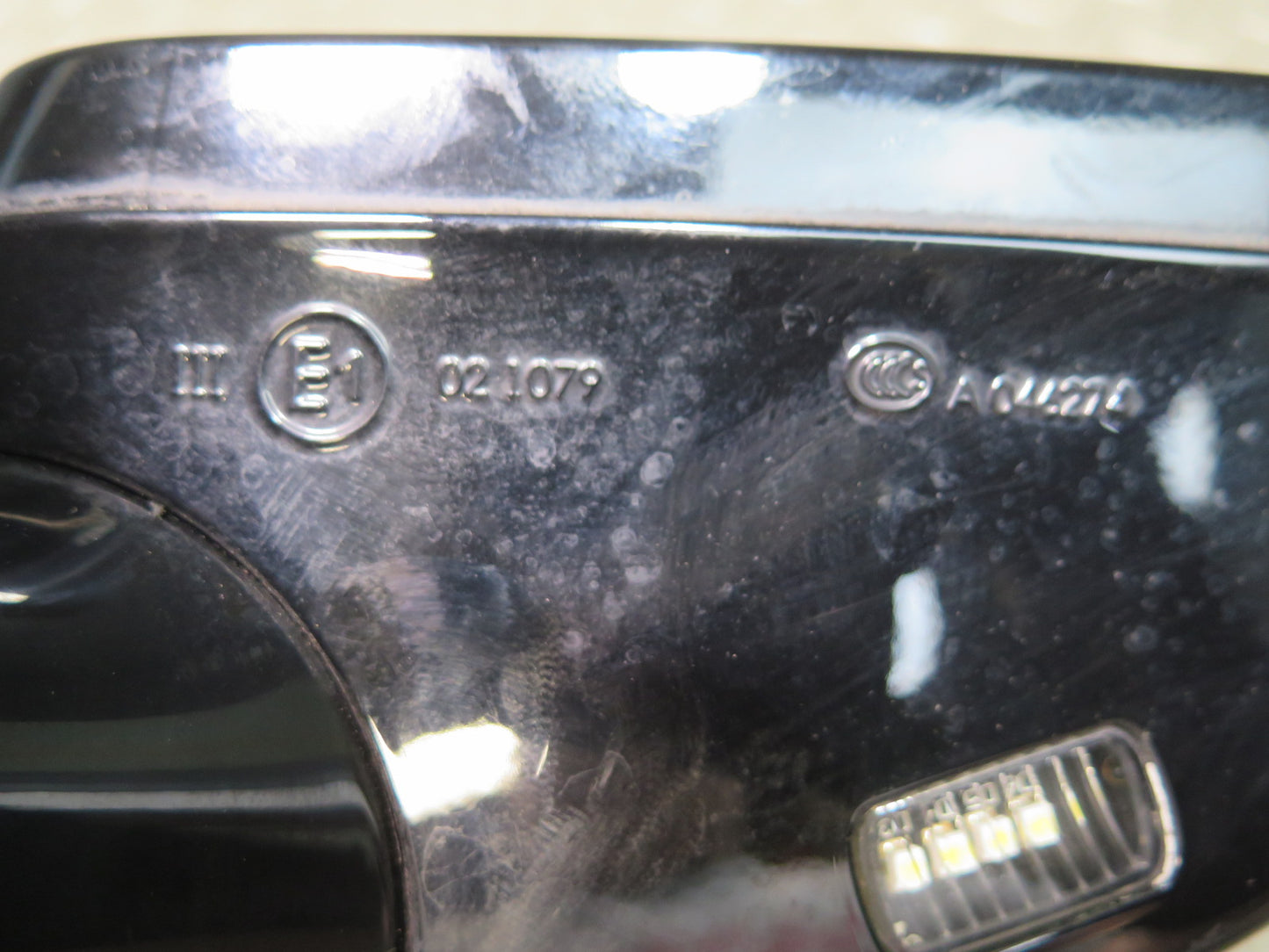 2012-2016 Mercedes R172 SLK Front Right Side Door Rear View Folding Mirror Black